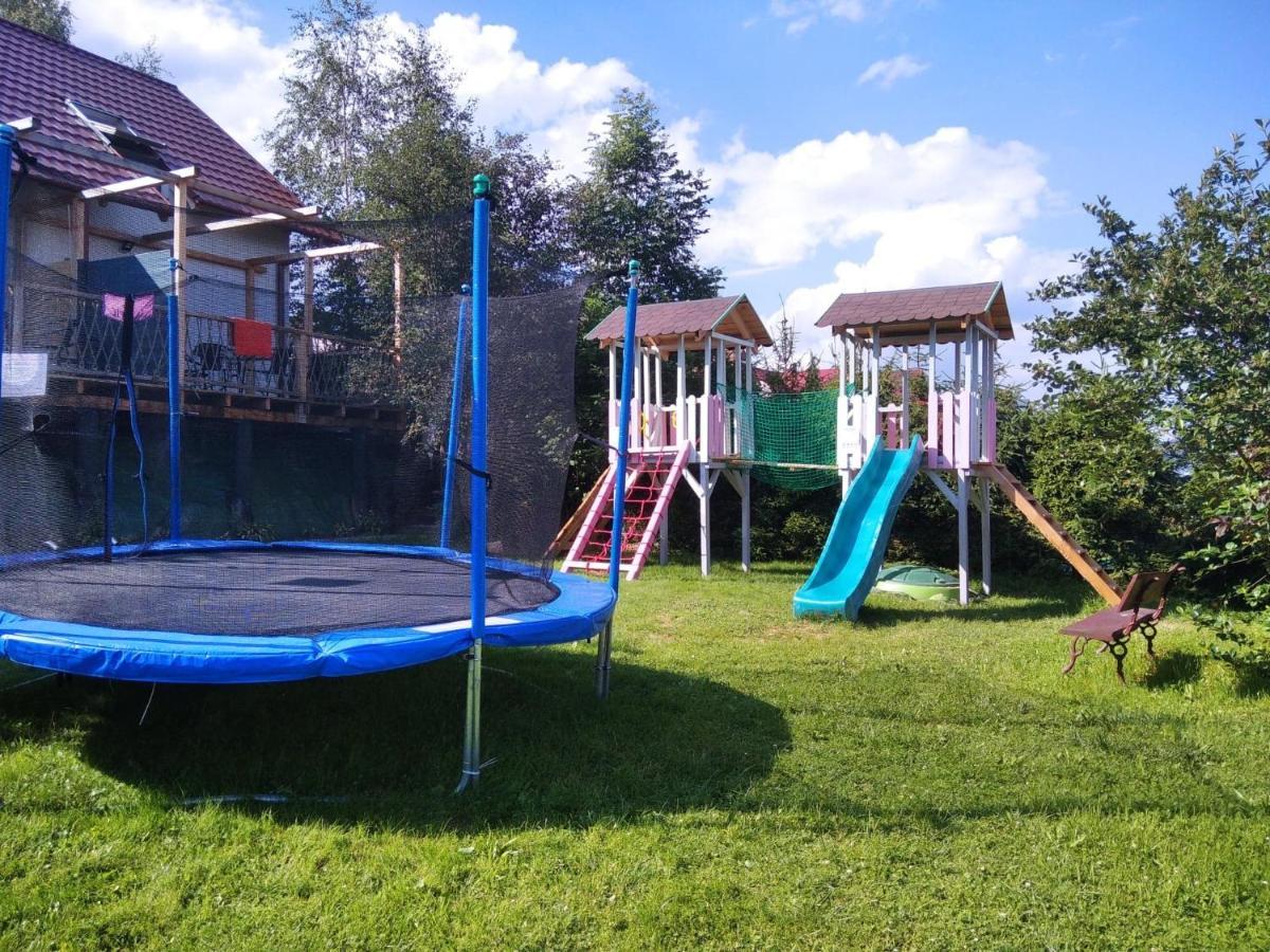 Bieszczadzki Hals - Dom Blizniak Apartman Polańczyk Kültér fotó